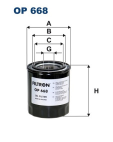 OP 668 Filter pracovnej hydrauliky FILTRON