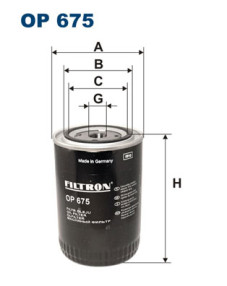 OP 675 Olejový filter FILTRON