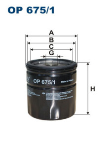 OP 675/1 Olejový filter FILTRON