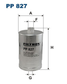 PP 827 Palivový filter FILTRON