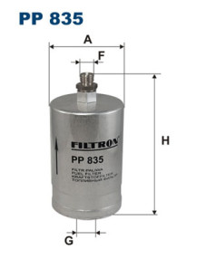 PP 835 Palivový filtr FILTRON