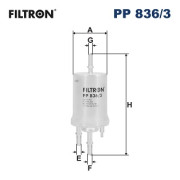 PP 836/3 Palivový filter FILTRON