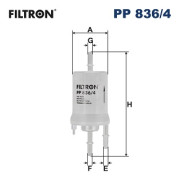 PP 836/4 Palivový filter FILTRON