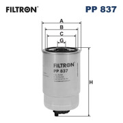 PP 837 Palivový filter FILTRON