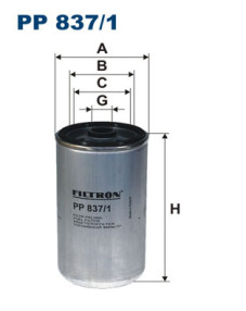PP 837/1 Palivový filter FILTRON
