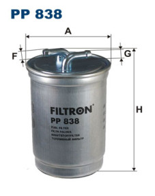 PP 838 Palivový filter FILTRON