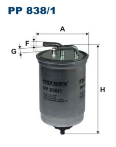 PP 838/1 Palivový filter FILTRON