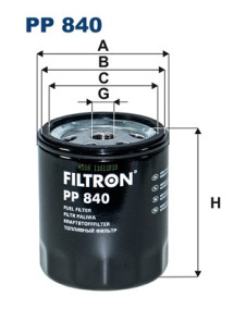 PP 840 Palivový filter FILTRON