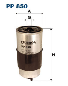 PP 850 Palivový filter FILTRON