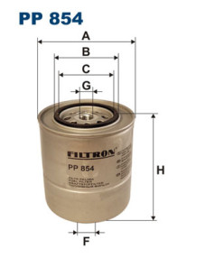 PP 854 Palivový filter FILTRON