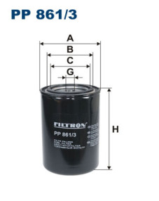 PP 861/3 Palivový filter FILTRON