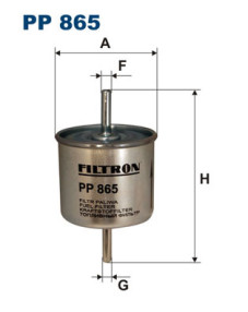 PP 865 Palivový filter FILTRON