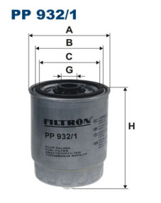 PP 932/1 Palivový filter FILTRON