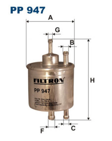 PP 947 Palivový filter FILTRON