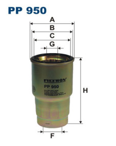 PP 950 Palivový filter FILTRON