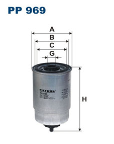 PP 969 Palivový filter FILTRON