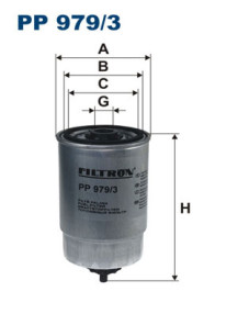 PP 979/3 Palivový filter FILTRON