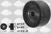 1624063 Vratná/vodiaca kladka rebrovaného klinového remeňa SASIC