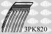 3PK820 ozubený klínový řemen SASIC