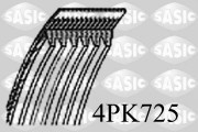 4PK725 Ozubený klinový remeň SASIC