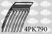 4PK790 ozubený klínový řemen SASIC