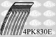 4PK830E Ozubený klinový remeň SASIC