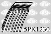 5PK1230 Ozubený klinový remeň SASIC