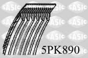 5PK890 Ozubený klinový remeň SASIC