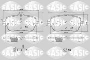 6216208 Sada brzdových platničiek kotúčovej brzdy SASIC