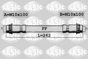 SBH0284 Brzdová hadica SASIC