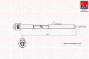 B701 Sada skrutiek hlavy valcov FAI AutoParts