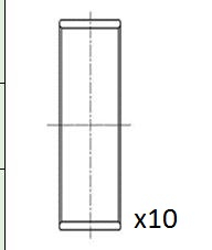 BB2072-STD Ojničné lożisko FAI AutoParts