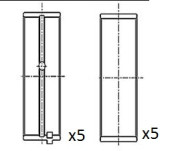 BM1023-050 Lożisko kľukového hriadeľa FAI AutoParts