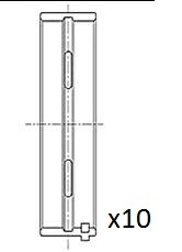 BM1025-STD Lożisko kľukového hriadeľa FAI AutoParts