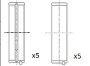 BM1028-025 Lożisko kľukového hriadeľa FAI AutoParts