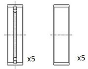 BM1041-025 Lożisko kľukového hriadeľa FAI AutoParts