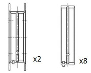 BM1065-050 Lożisko kľukového hriadeľa FAI AutoParts