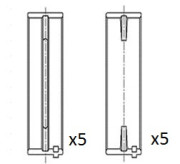 BM1066-025 Lożisko kľukového hriadeľa FAI AutoParts