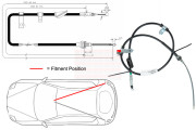 FBC0101 żażné lanko parkovacej brzdy FAI AutoParts