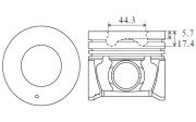 PK29-000 Piest FAI AutoParts