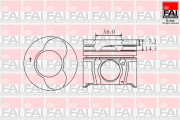 PK3-000 Piest FAI AutoParts