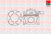 PK8-040 Piest FAI AutoParts