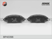 BP43398 Sada brzdových platničiek kotúčovej brzdy FENOX