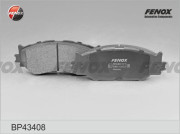 BP43408 Sada brzdových platničiek kotúčovej brzdy FENOX