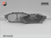 BP43409 Sada brzdových platničiek kotúčovej brzdy FENOX