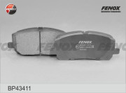 BP43411 Sada brzdových platničiek kotúčovej brzdy FENOX