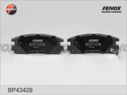 BP43428 Sada brzdových platničiek kotúčovej brzdy FENOX