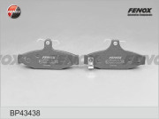BP43438 Sada brzdových platničiek kotúčovej brzdy FENOX