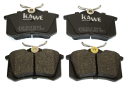 810013 Sada brzdových platničiek kotúčovej brzdy KAWE