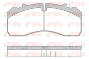 JCA1846.00 Sada brzdových platničiek kotúčovej brzdy HEAVY DUTY KAWE